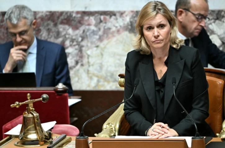 La présidente de l'Assemblée nationale Yaël Braun-Pivet, le 8 septembre 2025, à Paris