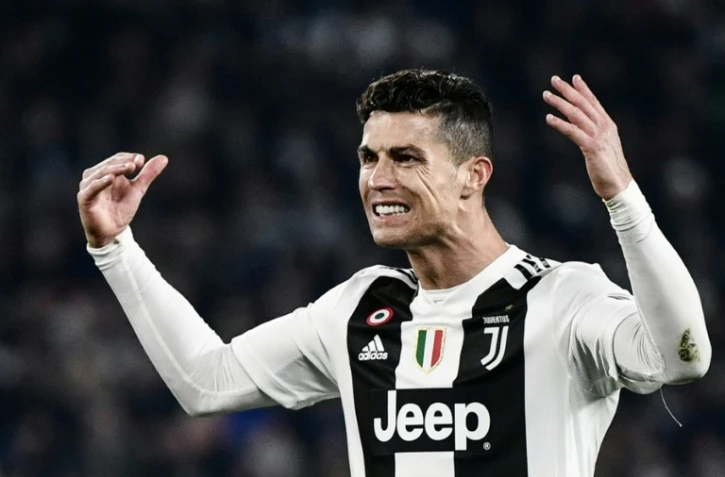 L'attaquant de la Juventus Cristiano Ronaldo auteur d'un triplé lors de la victoire 3-0 sur l'Atlético Madrid le 12 mars 2019