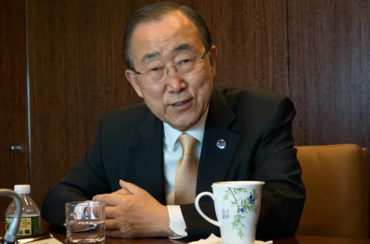 Le secrétaire général de l'ONU Ban Ki-moon, le 11 novembre 2016 à New York