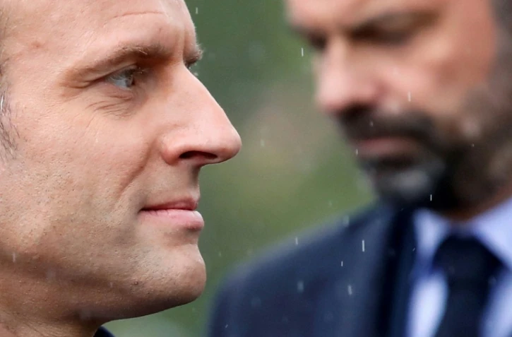 Emmanuel Macron et Edouard Philippe le 8 mai 2019 à Paris
