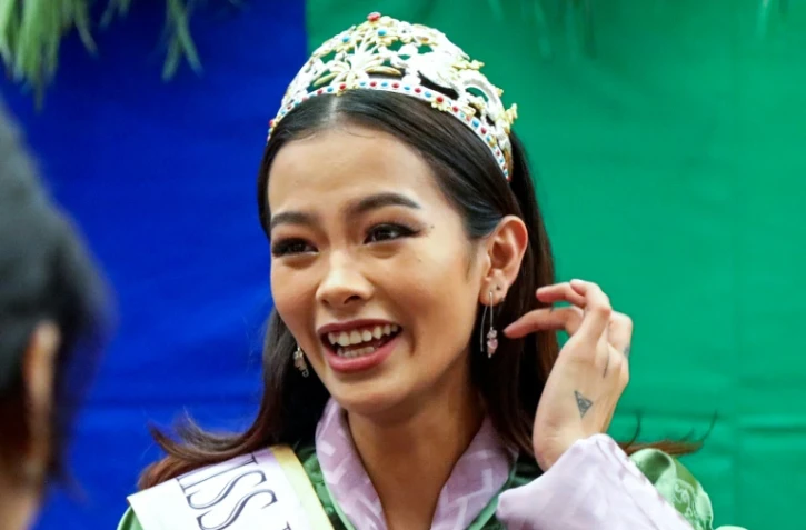 Tashi Choden, candidate Miss Univers pour le Bhoutan et homosexuelle déclarée, le 30 juin 2022 à Thimphou