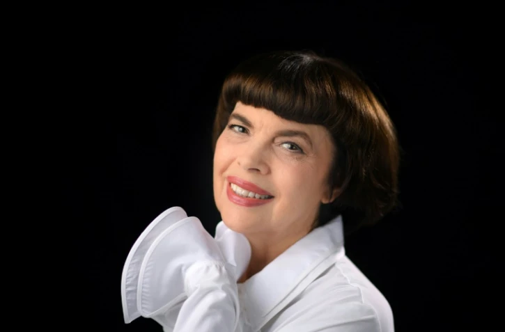 La chanteuse française Mireille Mathieu à Paris, le 29 octobre 2018