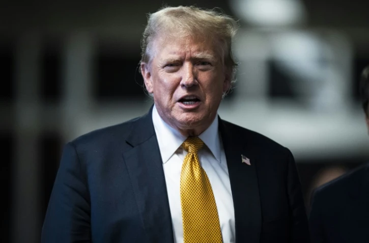 Donald Trump au tribunal de Manhattan à New York, le 29 mai 2024