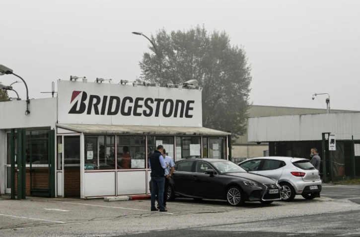 L'entrée de l'usine Bridgestone à Béthune (Pas-de-Calais) le 16 septembre 2020 