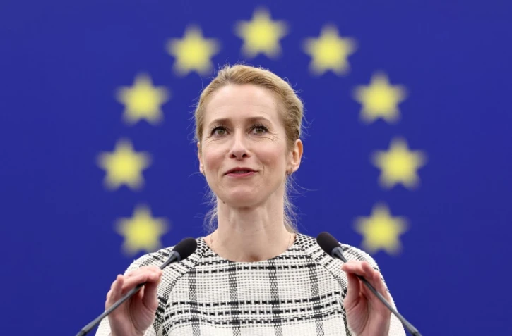La cheffe de la diplomatie de l'Union européenne Kaja Kallas au Parlement européen à Strasbourg, le 18 juin 2025