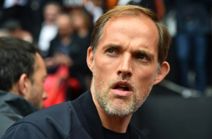 L'entraîneur du Paris SG Thomas Tuchel lors du déplacement à Rennes le 23 septembre 2018
