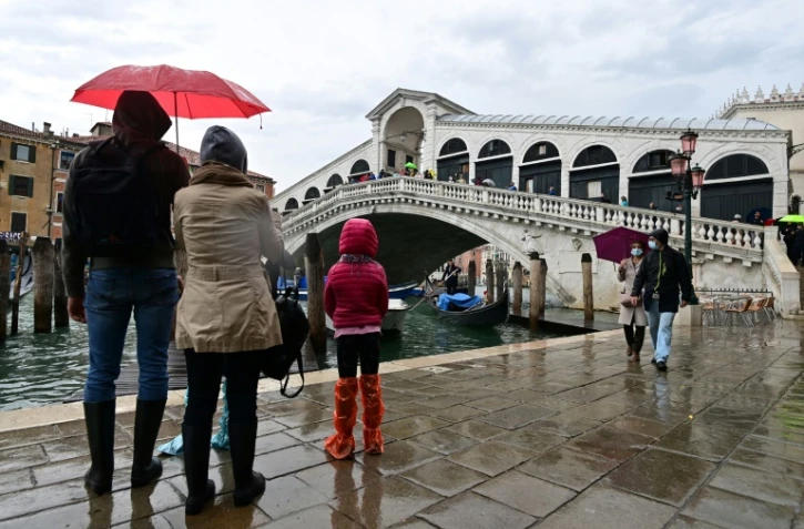 Le pont du Rialto à venise le 3 octobre 2020