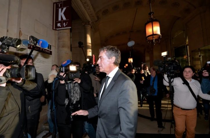L'ancien ministre Jérôme Cahuzac à son arrivée le 10 janvier 2016 au palais de justice à Paris