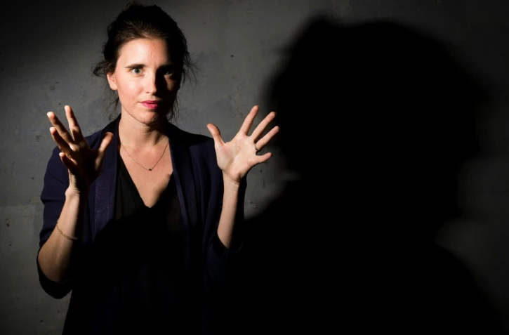 La metteuse en scène française Julie Deliquet à Saint-Denis, au nord de Paris, le 28 septembre 2015