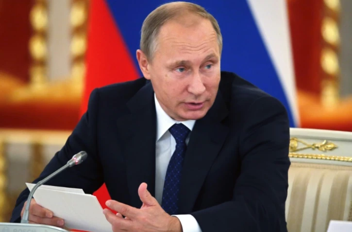 Le président russe Vladimir Poutine le 1er octobre 2015 au Kremlin