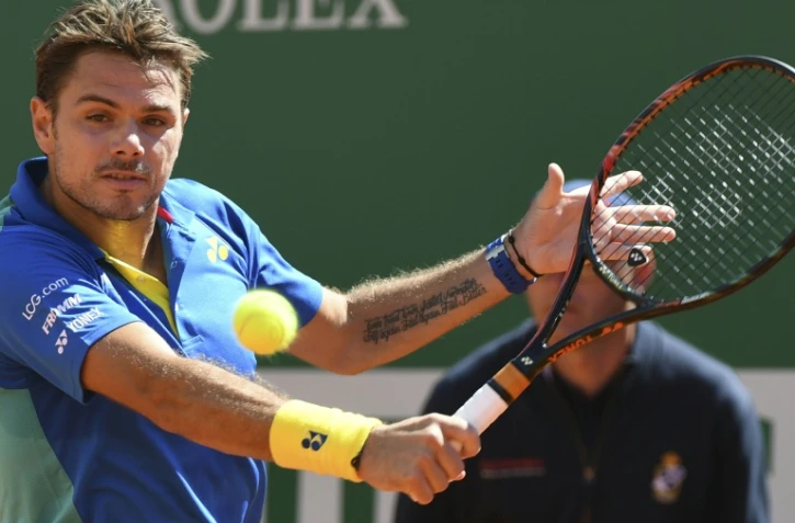Le Suisse Stan Wawrinka lors du Masters 1000 de Monte-Carlo, le 19 avril 2017 