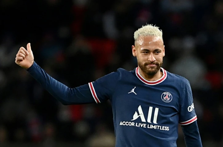 Le Brésilien Neymar lors de la rencontre PSG-Saint-Etienne, le 26 février 2022 à Paris.