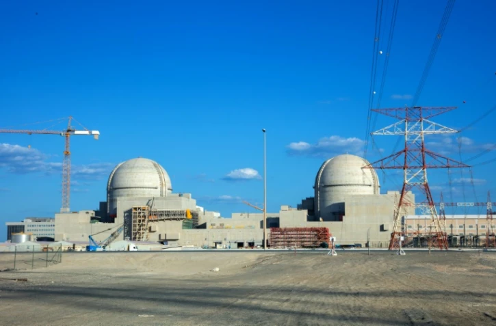La centrale nucléaire de Barakah aux Emirats arabes unis. Image fournie par le service presse de la centrale le 13 février 2020.