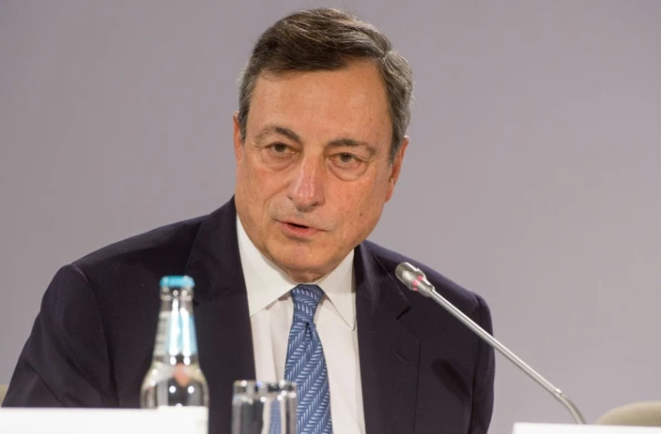 Le président de la Banque centrale européenne Mario Draghi, le 8 juin 2017 à Tallin, en Estonie