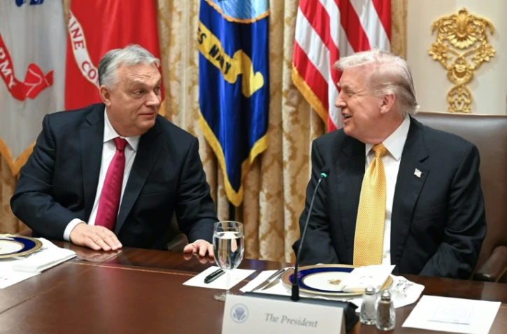 Le président américain Donald Trump et le Premier ministre hongrois Viktor Orban, le 7 novembre 2025 à la Maison Blanche