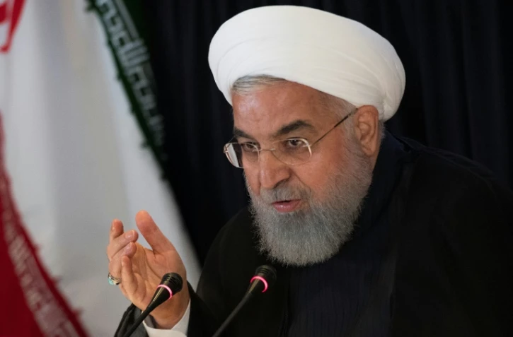 Le président iranien Hassan Rouhani à New York le 26 septembre 2018 