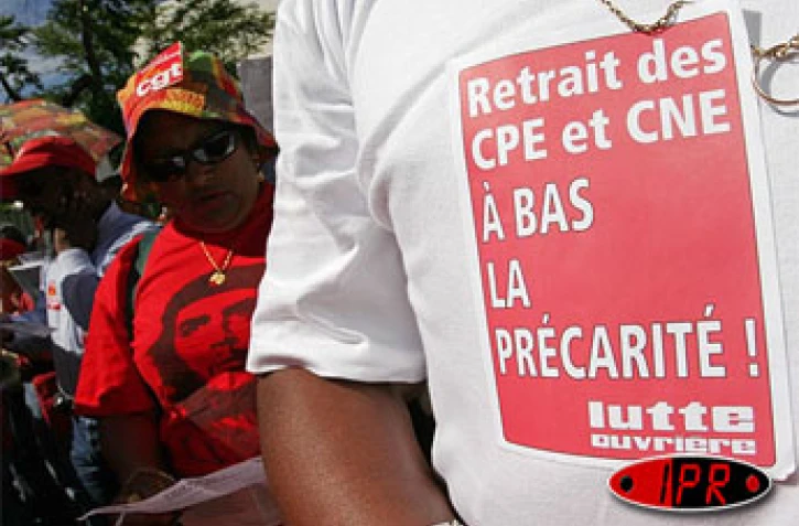 Manifestation dans les rues de Saint-Denis à l'appel de l'intersyndicale, de l'UNEF et de la FCPE