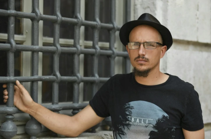 Félix Croft, un Français de 28 ans arrêté l'été dernier à Vintimille pour avoir tenté de conduire une famille soudanaise en France, le 25 avril 2017 à Nice