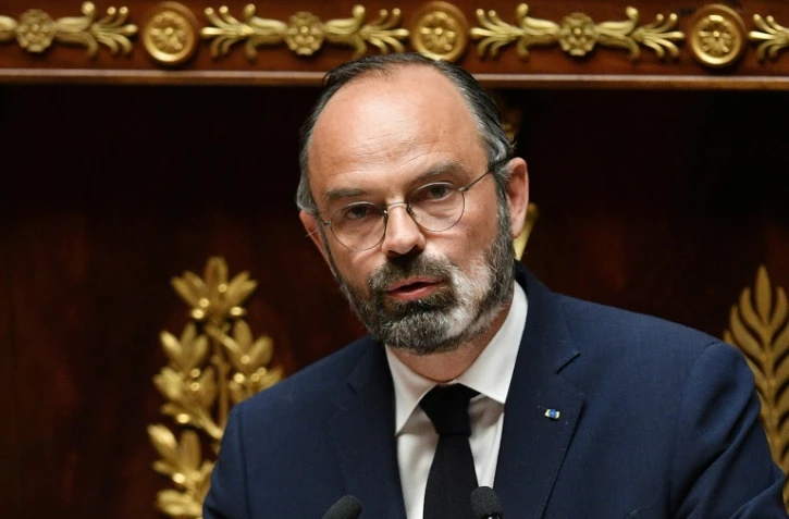 Edouard Philippe lors de la présentation de son plan de déconfinement devant les députés, le 28 avril 2020 à l'Assemblée nationale