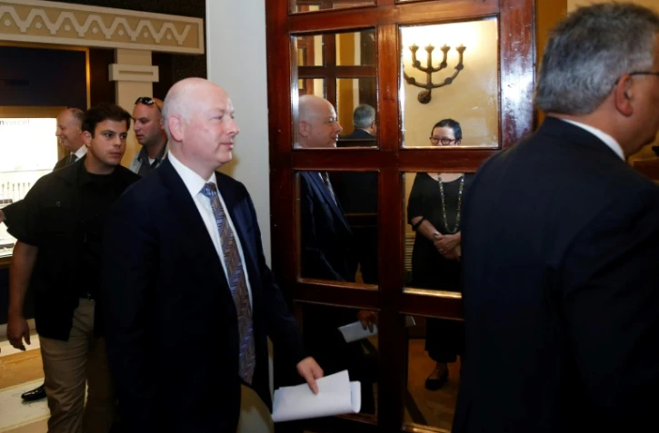 L'émissaire de Trump pour le Proche-Orient Jason Greenblatt, le 13 juillet 2017 à Jérusalem