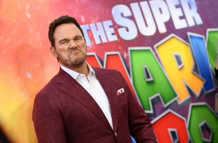 L'acteur Chris Pratt, qui donne sa voix dans "Super Mario Bros, le film", lors d'une projection à Los Angeles, le 1er avril 2023