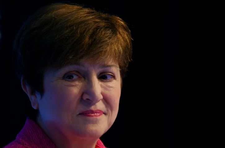 Kristalina Georgieva le 17 octobre 2019 lors des réunions d'automne du FMI et de la Banque mondiale à Washington