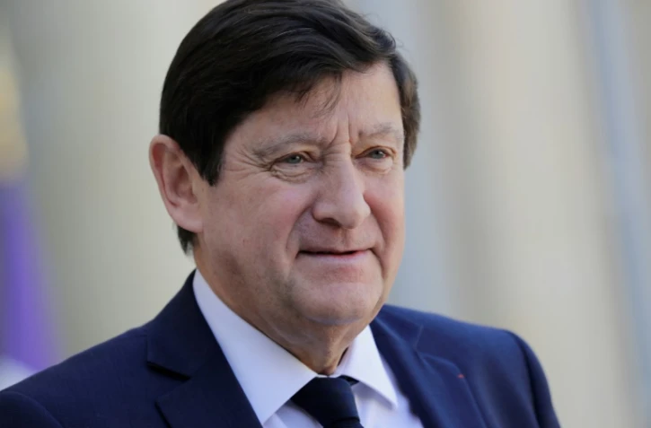 Patrick Kanner, patron des sénateurs socialistes, le 29 mars 2019 à l'Elysée à Paris