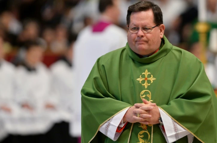 Le cardinal canadien Gerald Cyprien Lacroix dans la basilique Saint-Pierre de Rome, au Vatican, le 23 février 2014
