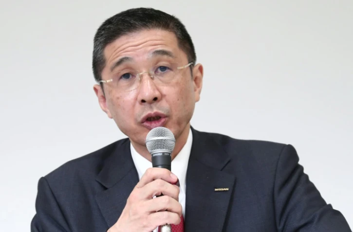 Le patron exécutif de Nissan Hiroto Saikawa s'adresse aux journalistes lors d'une conférence de presse, à Yokohama, le 17 décembre 2018