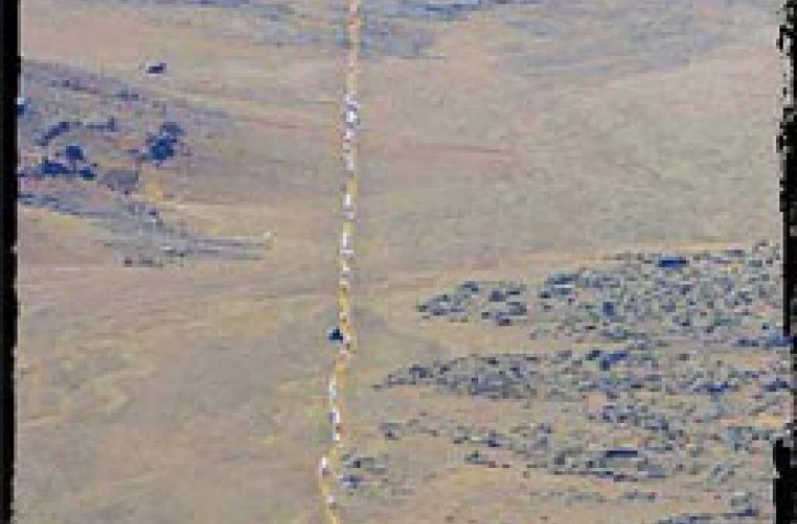 Lors de la la 9ème édition du Grand raid  qui a eu lieu les 19, 20 et 21 octobre 2001