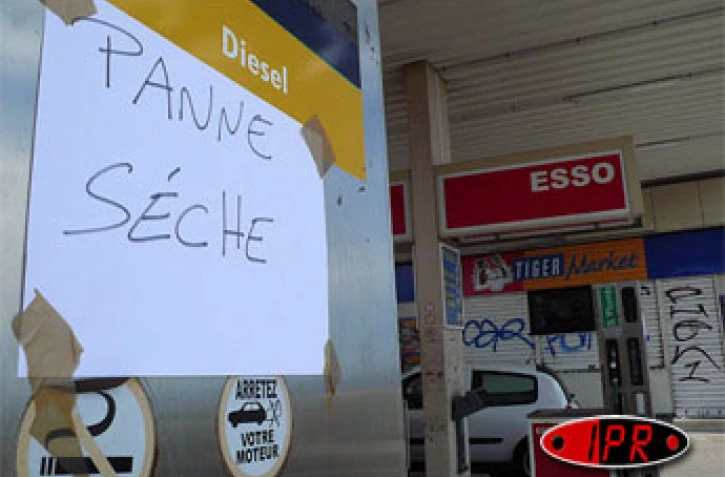 Lundi 10 septembre 2007

À la suite de la grève à la SRPP, plusieurs stations-service de l'île sont en panne sèche