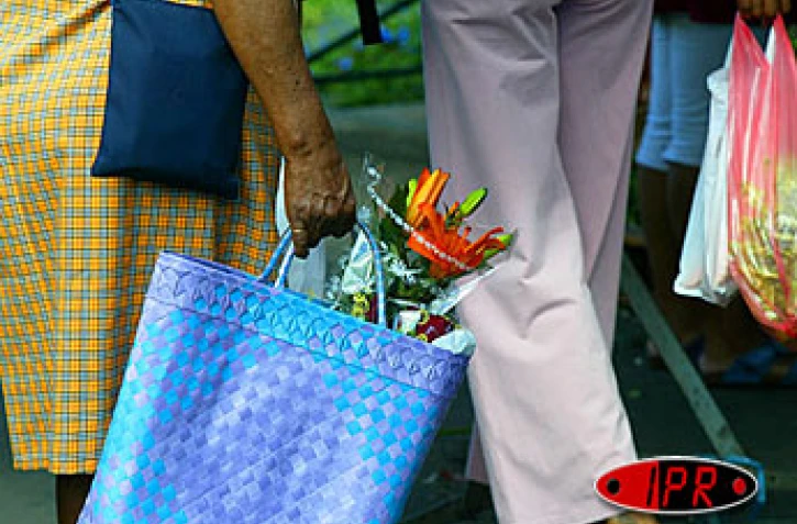 Image de sac au marché forain