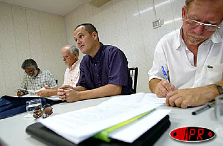 Lundi 26 janvier 2004
Lors de la conférence de presse du PCR
