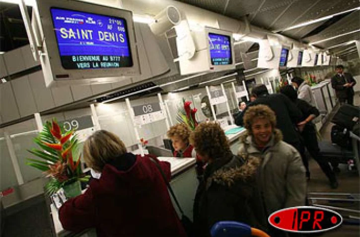 Jeudi 25 janvier 2007 - 

Orly - enregistrement pour le premier vol Métropole - Réunion effectué par un Boeing 777-300 ER d'Air France