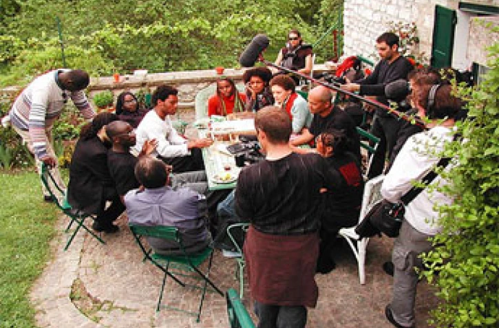 Photo RFO
Lors du tournage de Noires Mémoires