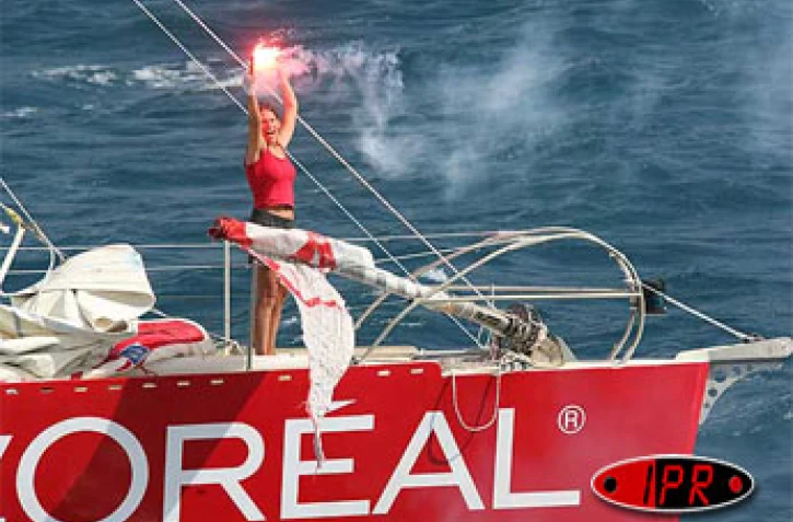 Mercredi 14 mars 2007 - 
Après 150 jours 23 heures et 48 minutes, Maud Fontenoiy a bouclé son tour du monde à contre courant