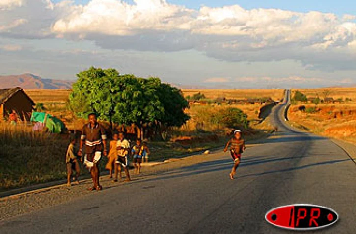 Paysage malgache entre Tuléar et Antsirabe