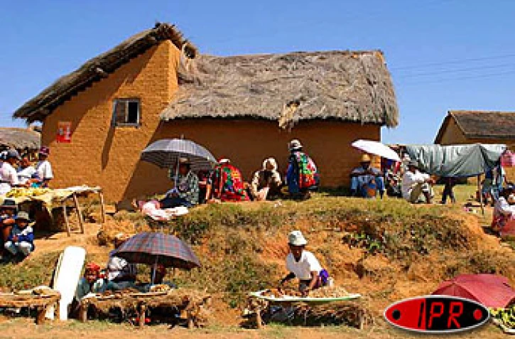 Paysage malgache entre Tuléar et Antsirabe