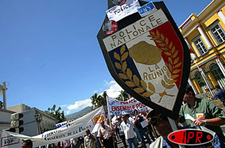 Lors d'une manifestation de la fonction publique (photo d'archives)