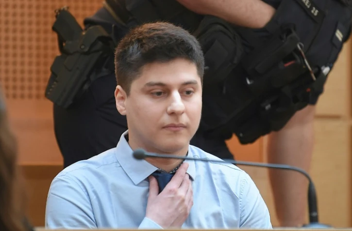 Nicolas Zepeda au premier jour de son procès à Besançon le 29 mars 2022