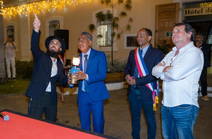 fête hanoucca célébrée à Saint-Paul
