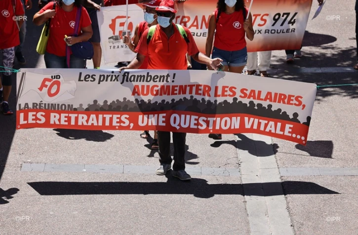 Grève générale manifestation 27 janvier 2022 saint-denis