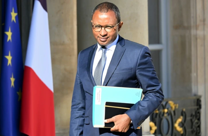 Le ministre de l'Education Pap Ndiaye arrive au conseil des ministres à l'Elysée