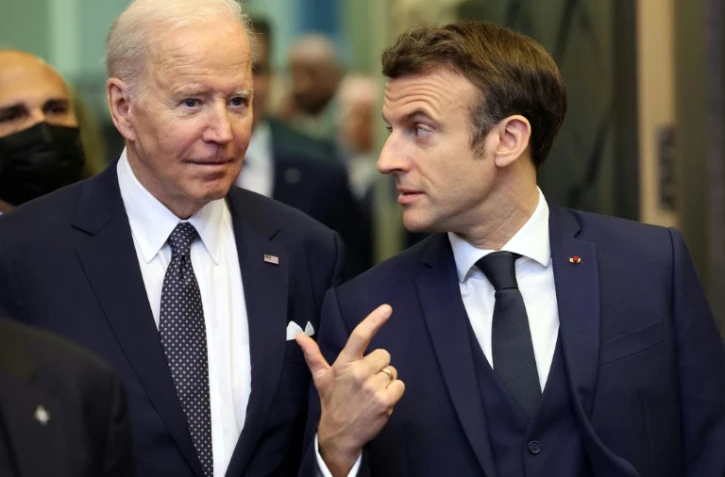 Macron de retour aux Etats-Unis, pour parler d'Ukraine et de protectionnisme avec Biden