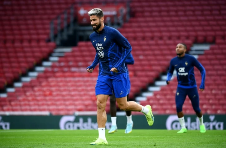 Bleus: Giroud titulaire au Danemark, Griezmann capitaine et Varane remplaçant