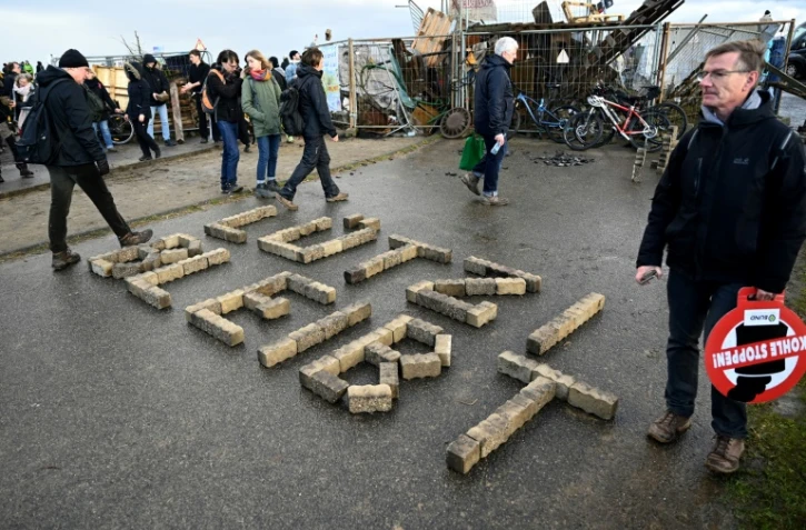 Allemagne: mobilisation anti-charbon dans un village symbole