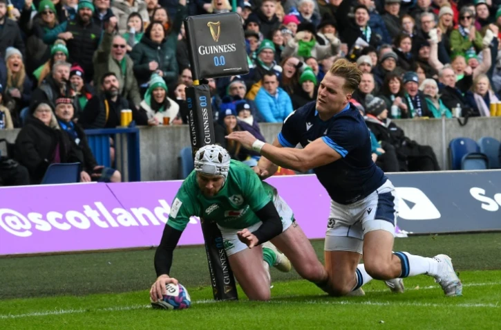 Six nations: l'Irlande fait craquer l'Ecosse et s'approche du Grand Chelem