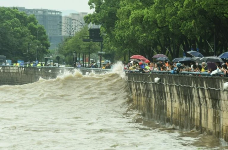 typhon muifa en Chine