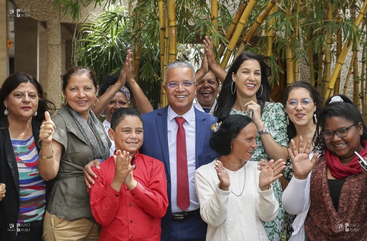 Le Président Cyrille Melchior a reçu raynaus SADON vainqueur d