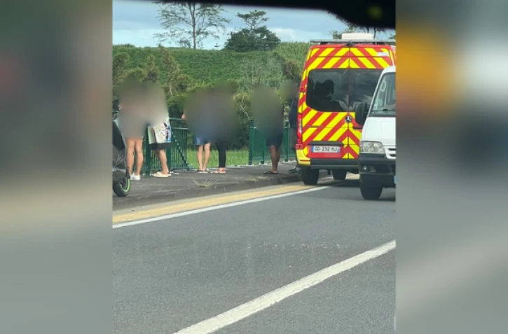 Accident à ravine sèche à St benoit